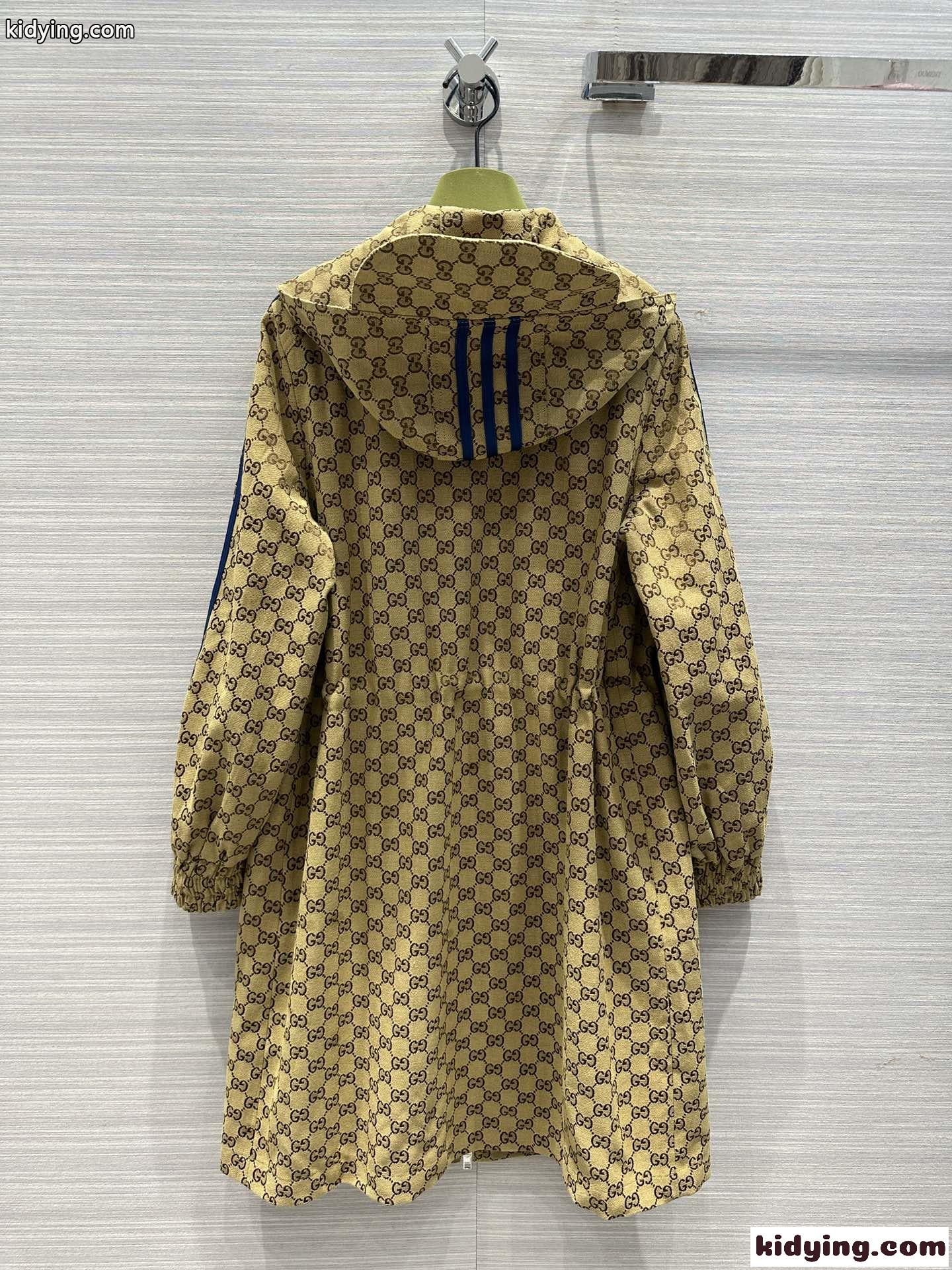 adidas x Gucci カジュアル フード付き ロング グッチ ジャケット コピー アウター-4