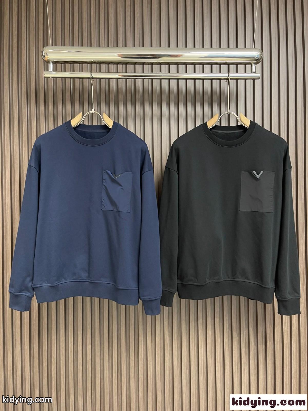 カジュアル 合わせやすい スウェットシャツ ヴァレンティノ Tシャツ コピー クルーネック-0