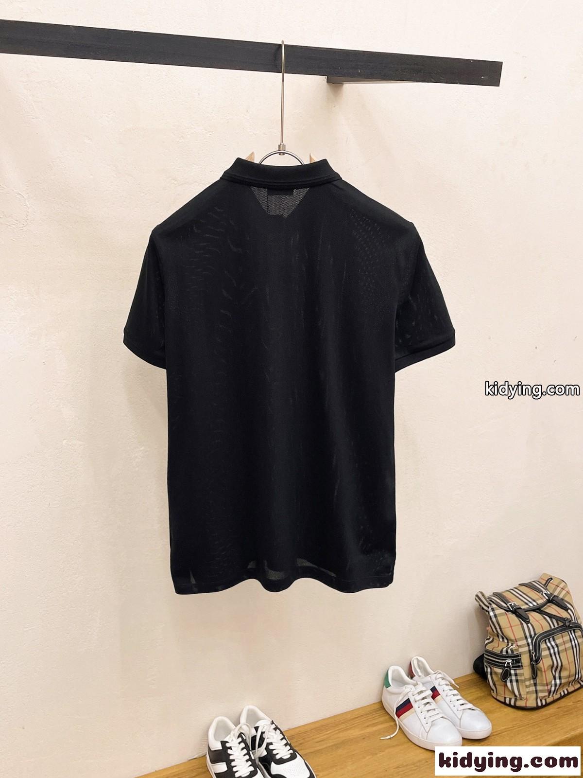 ヒューゴ・ボス Tシャツ コピー クラシック ビジネス 半袖 ポロシャツ ブラック-4