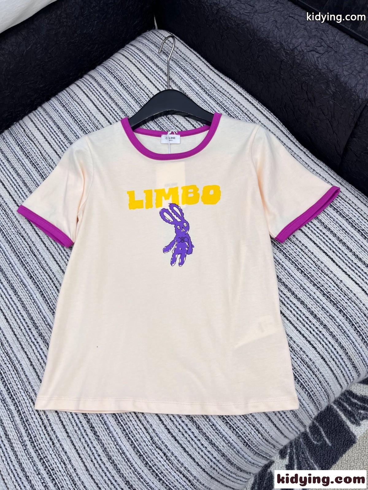 70S コットンTシャツ セリーヌ Tシャツ コピー クルーネック-2