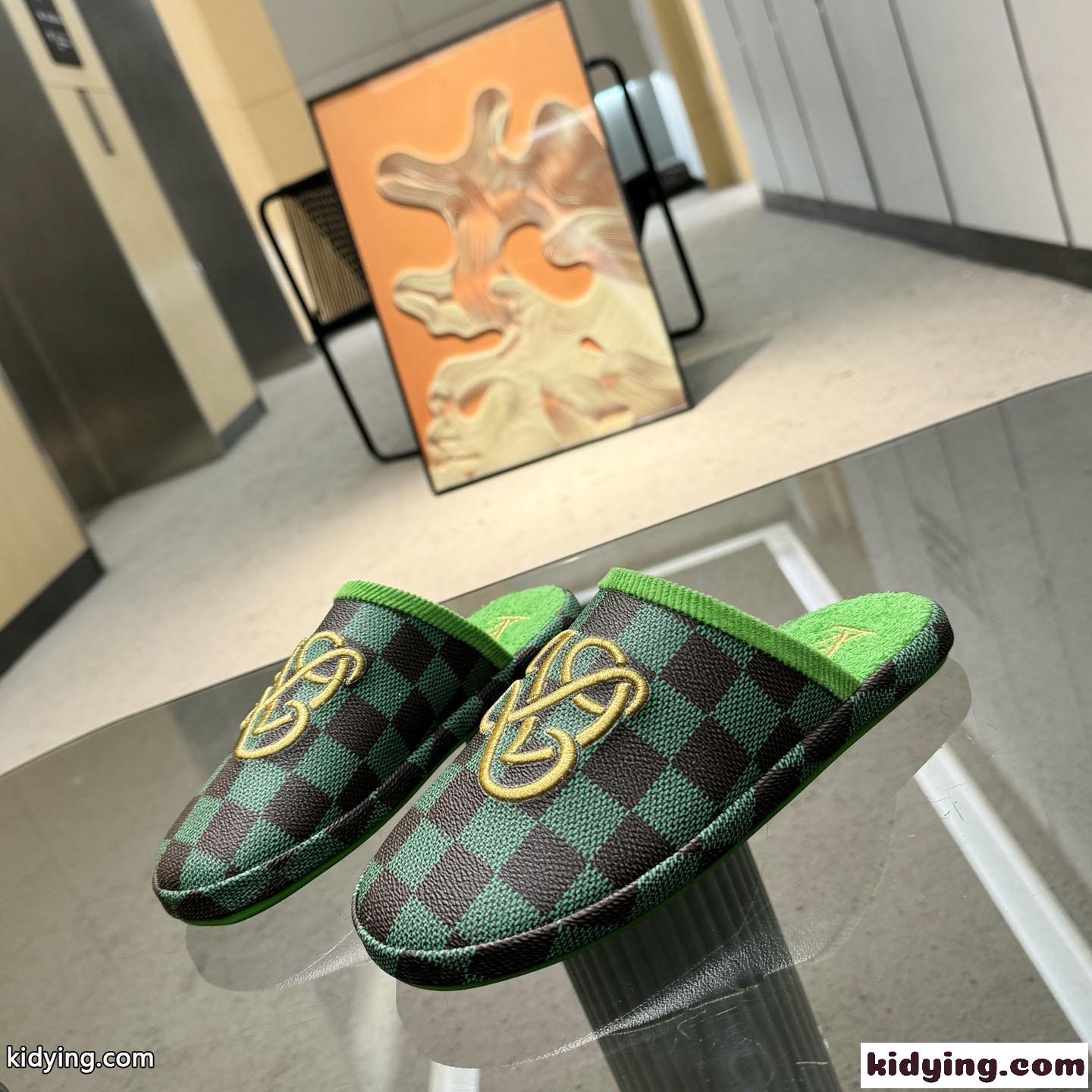 LV パレス･ライン ミュール ルイヴィトン サンダル スーパーコピー グリーン-0