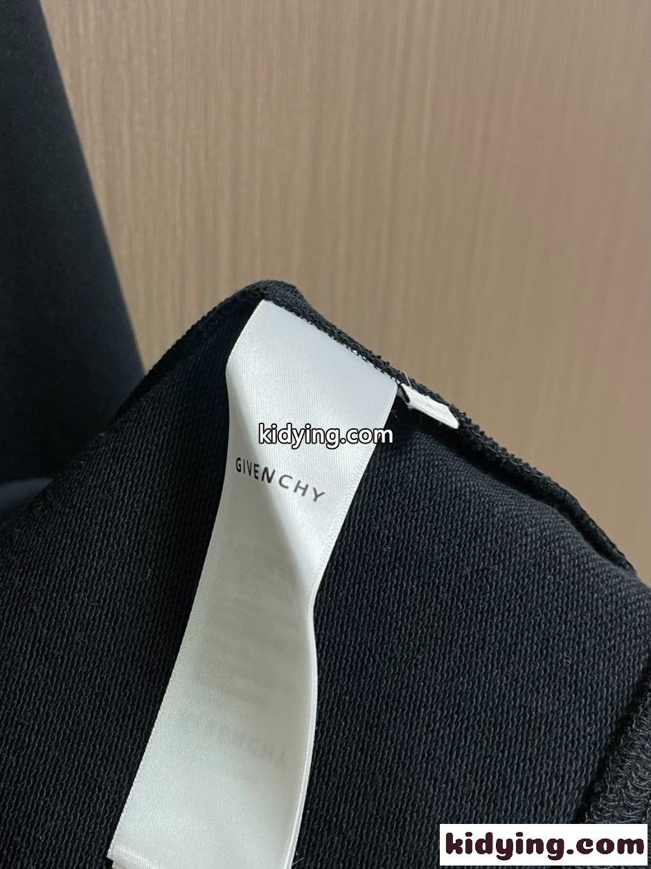 GIVENCHY 4Gロゴ コットン スウェットシャツ ジバンシィ Tシャツ 偽物 ブラック-4