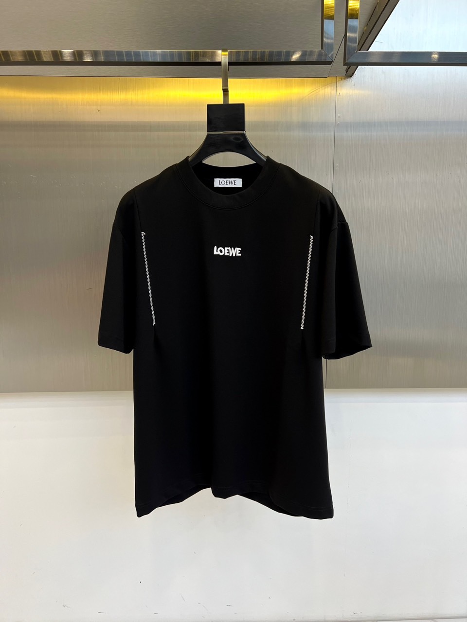 カジュアル 合わせやすい ロエベ Tシャツ 偽物 半袖トップス ブラック-0