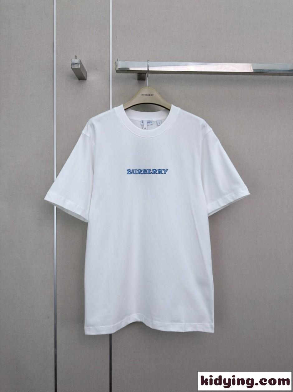 ヘリテージロゴ コットンTシャツ バーバリー Tシャツ 偽物 ホワイト-1