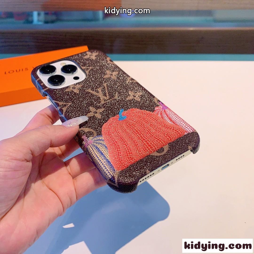 ルイ･ヴィトン × 草間彌生 アイフォンケース 偽物 人気 おしゃれ iPhone14 スマホケース-2