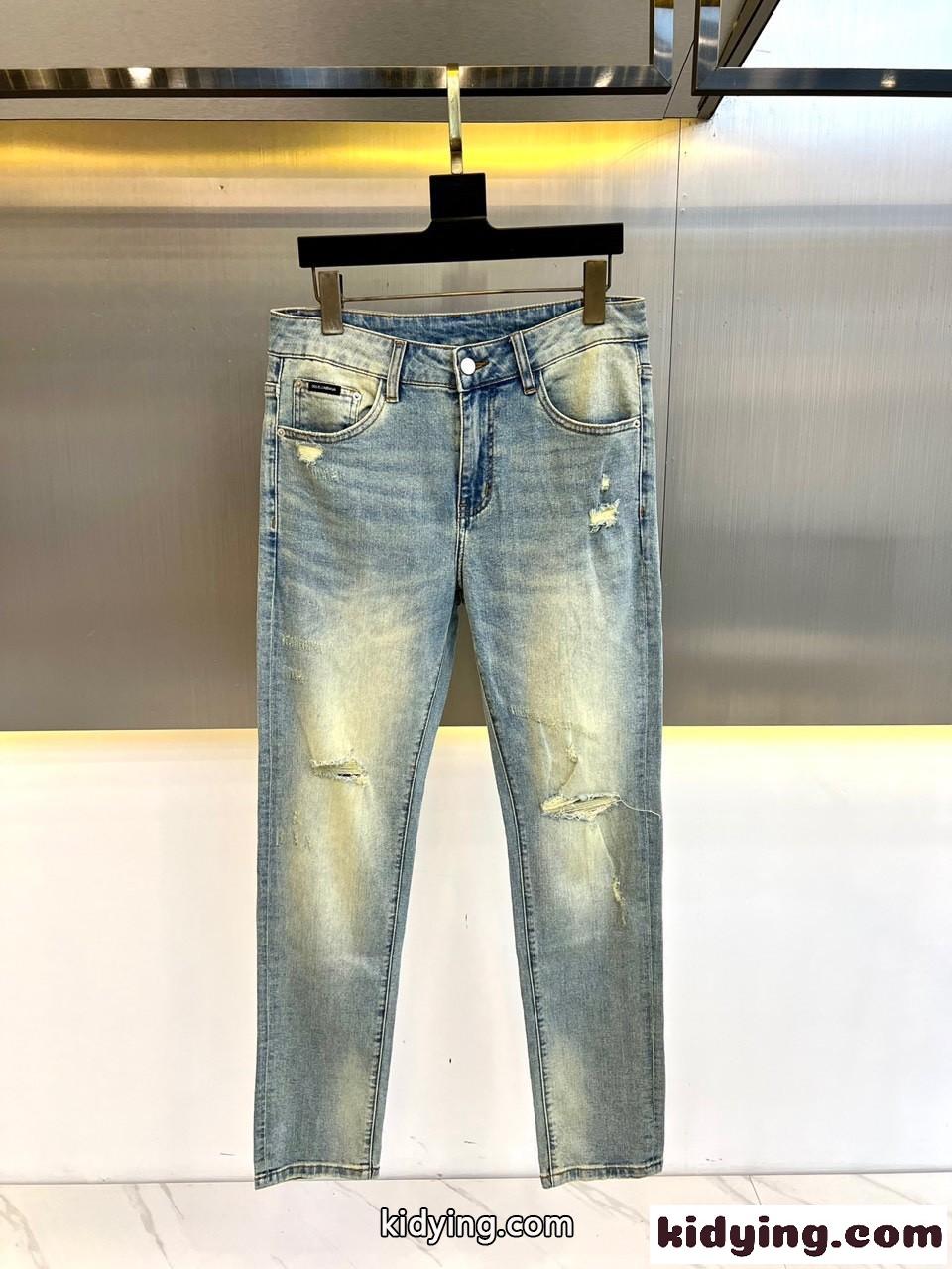 ドルチェ&ガッバーナ ジーンズ コピー おしゃれ 合わせやすい デニムパンツ-1