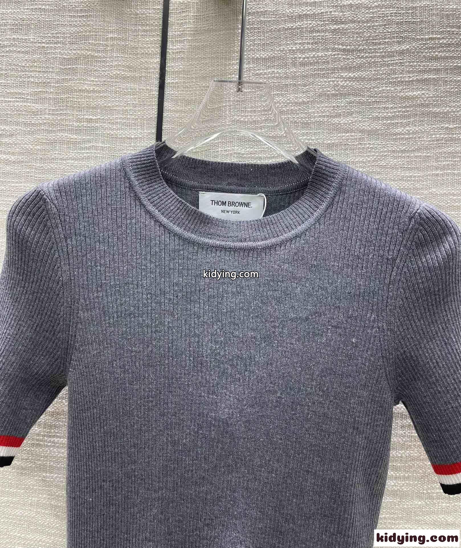 トムブラウン ニット コピー レディース ファッション 春夏 定番 半袖 ニット トップス-1