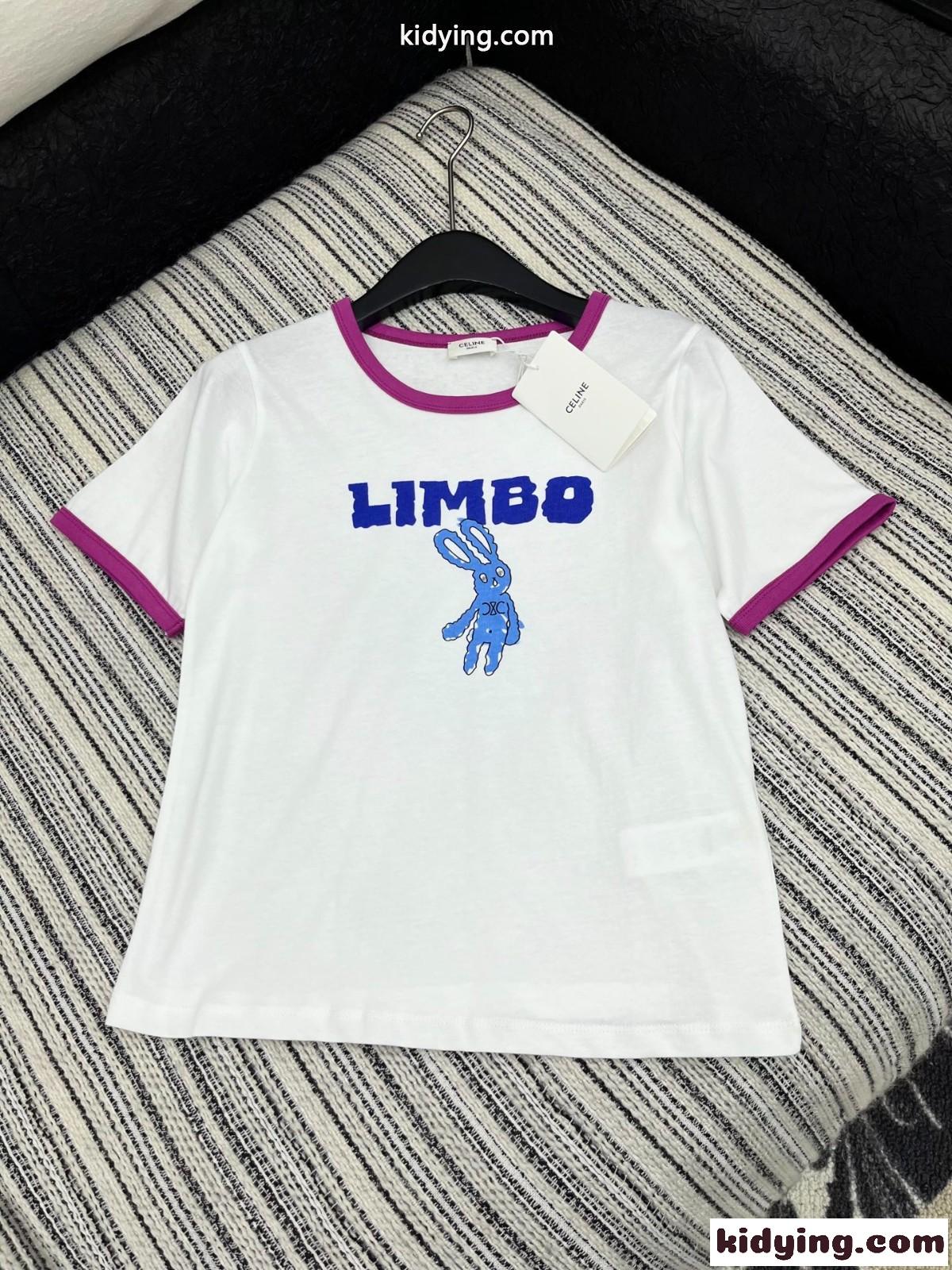 70S コットンTシャツ セリーヌ Tシャツ コピー クルーネック-4