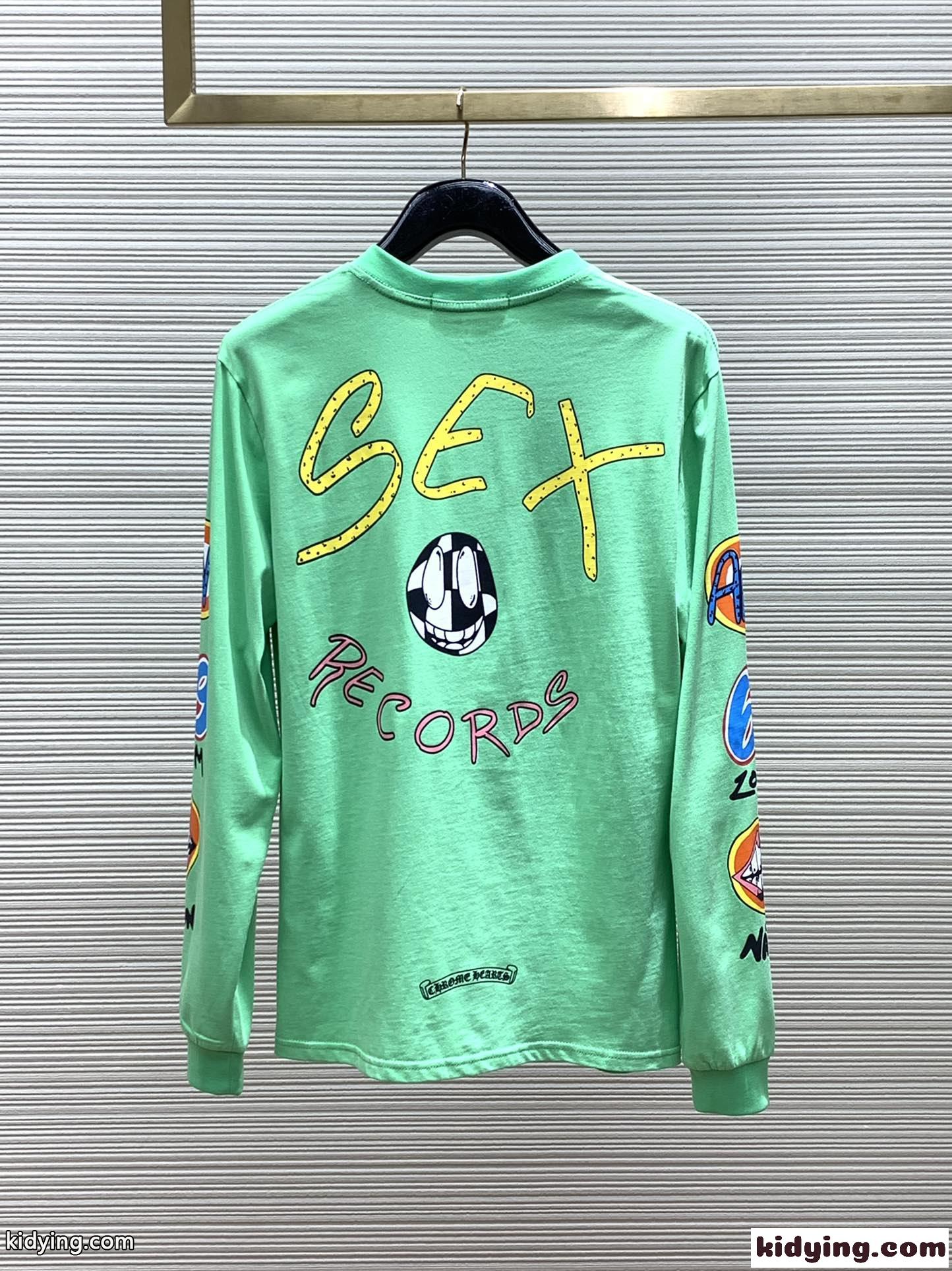 おしゃれ カジュアル プリント 長袖Tシャツ クロムハーツ Tシャツ コピー-3