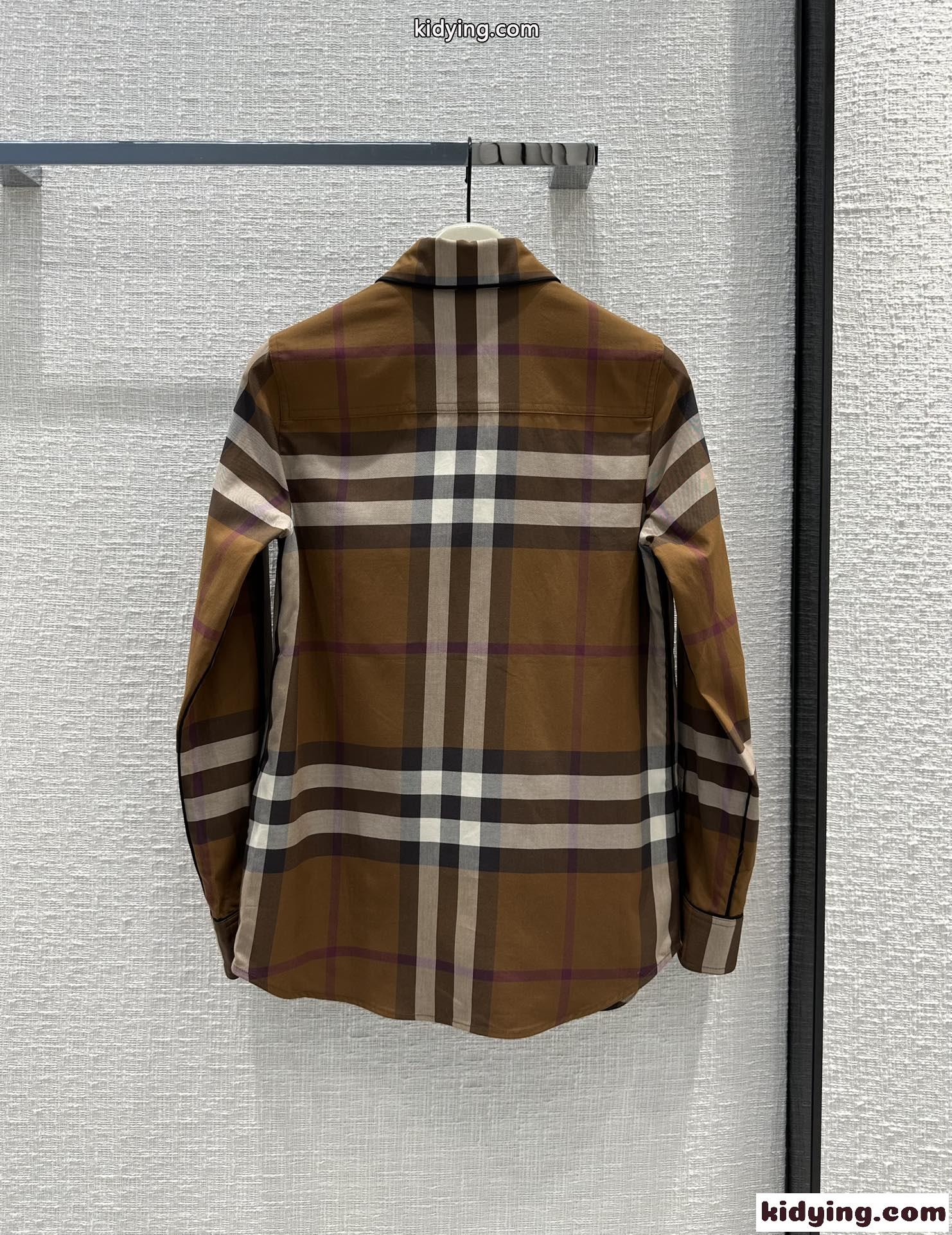 バーバリー シャツ コピー ロングスリーブ ヴィンテージ チェック コットン-4