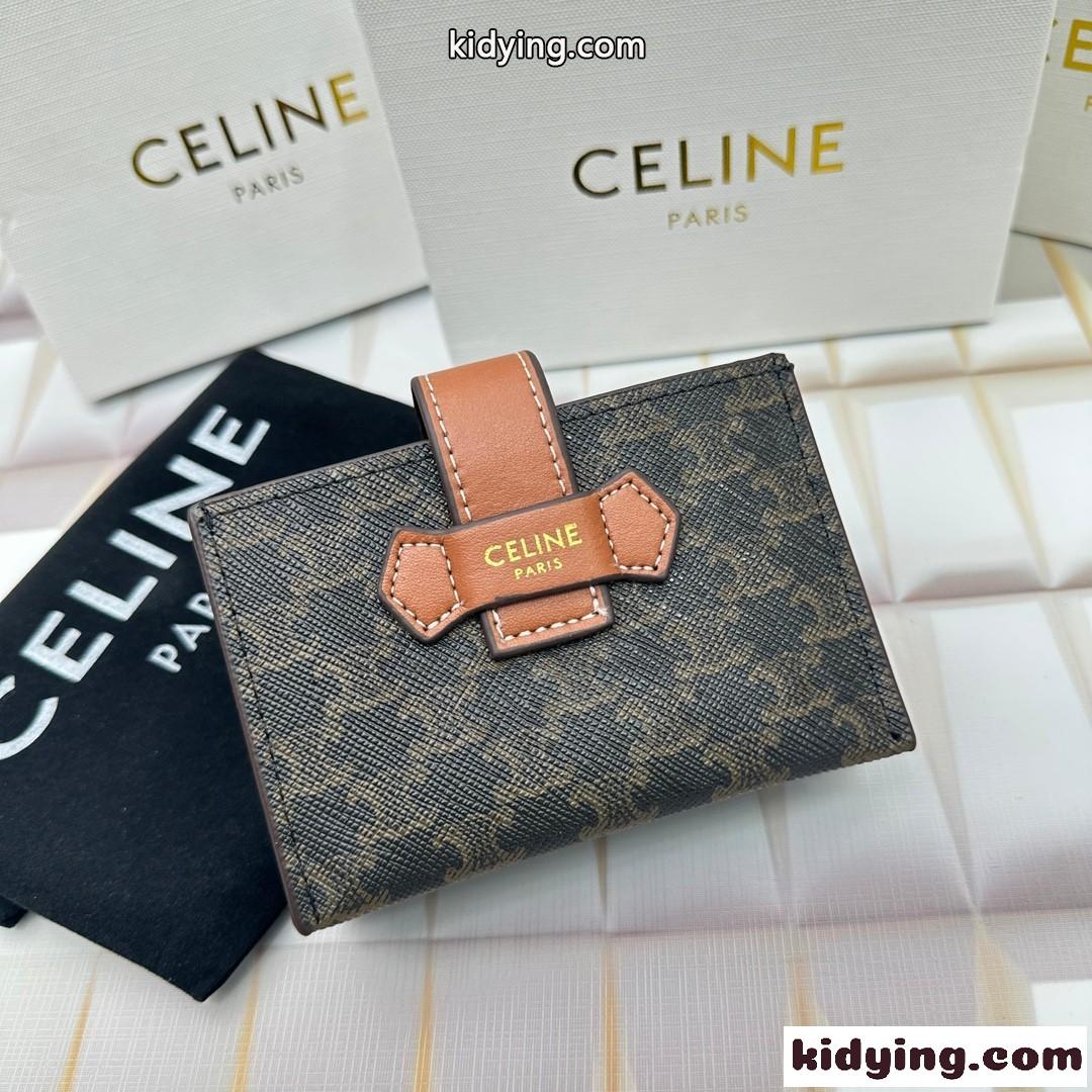 セリーヌ CELINE アコーディオン カードホルダー コピー トリオンフ-0