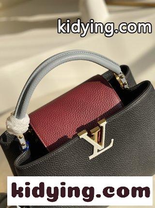水色のロドプシンCapucinesという手袋には ルイ・ヴィトン バッグ コーデコピー, パラジウムと金のキラキラした装飾が採用された-0