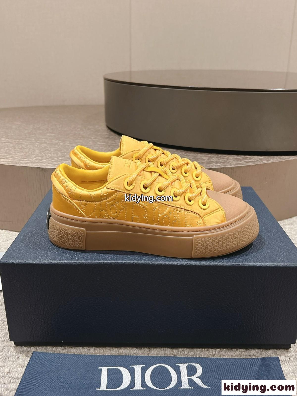 限定 DIOR AND STONE ISLAND B33 スニーカー クリスチャン・ディオール スニーカー スーパーコピー イエロー-0
