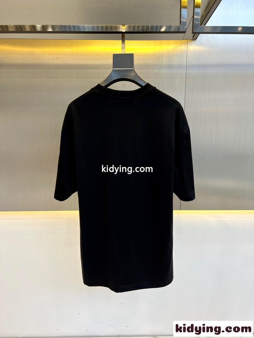 定番 カジュアル コットンジャージー 半袖Tシャツ グッチ Tシャツ コピー ブラック-4