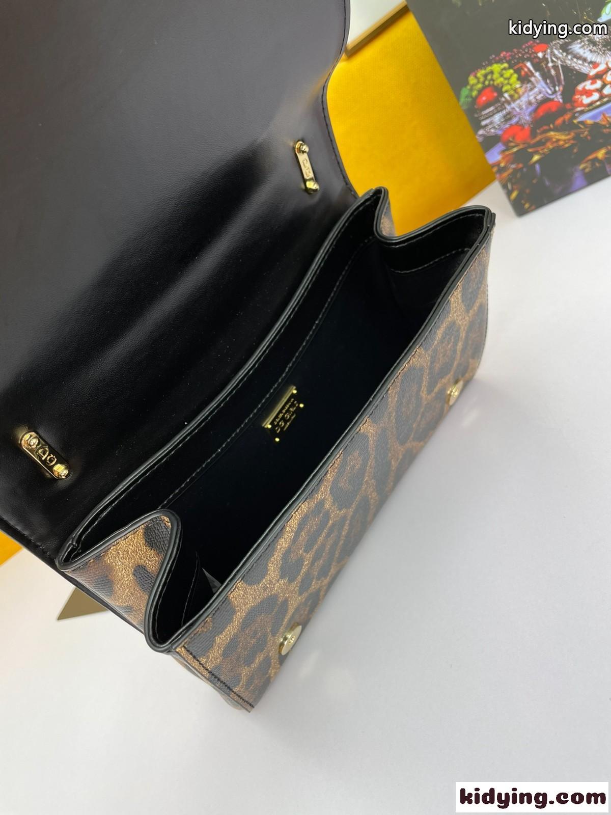 人気 おしゃれ ドルチェ&ガッバーナ バッグ コピー レディース チェーン ヒョウ柄 斜め掛け 肩掛け 合わせやすい-3