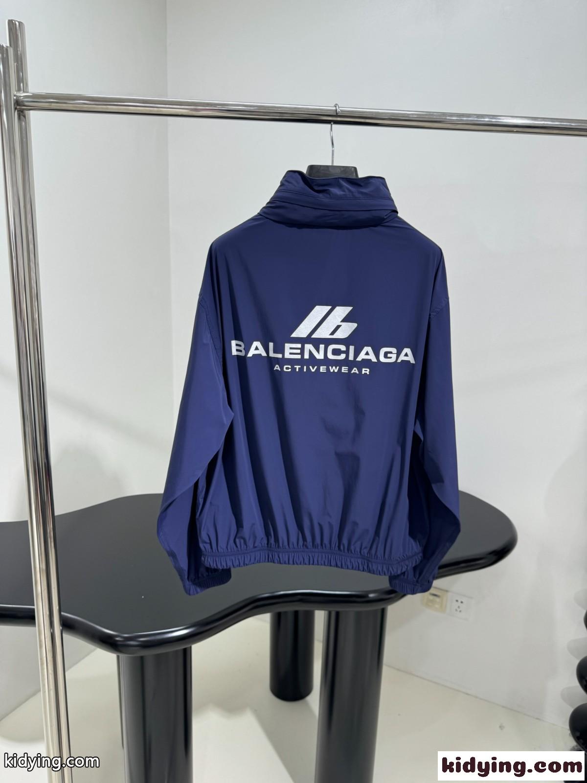 Shrunk Activewear ウィンドブレーカー バレンシアガ ジャケット コピー ブルー-0