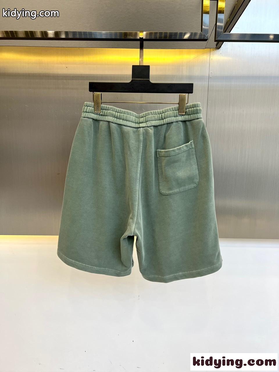 クロムハーツ パンツ コピー ショートパンツ カジュアル ロゴ入り ハーフパンツ グリーン-0