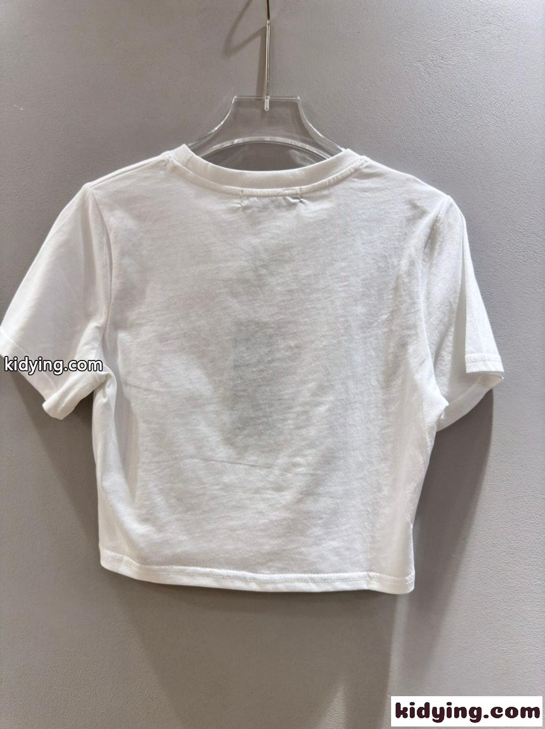 人気 ロゴプリント ドルチェ&ガッバーナ 半袖Tシャツ 偽物 コットン-0