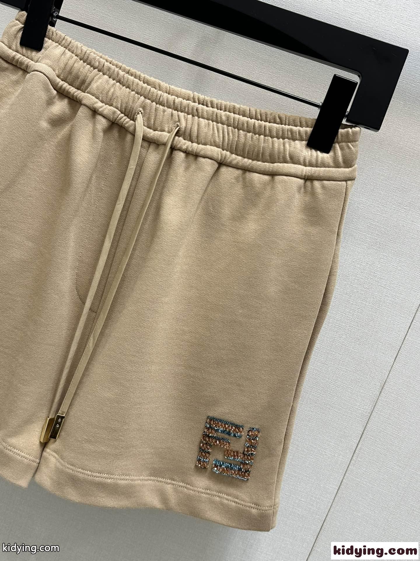 定番 カジュアル コットン ショートパンツ フェンディ パンツ スーパーコピー-2
