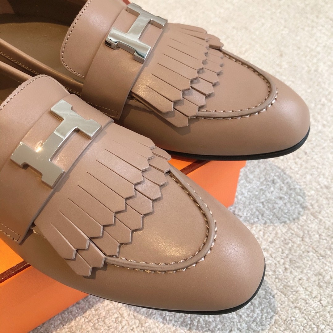 不動の人気 上品 ロイヤル ローファー エルメス モカシン スーパーコピー-0