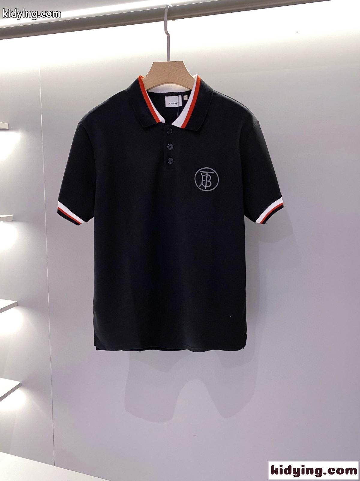 ユニセックス おしゃれ カジュアル ポロシャツ トップス バーバリー 半袖tシャツ コピー 着心地いい-2