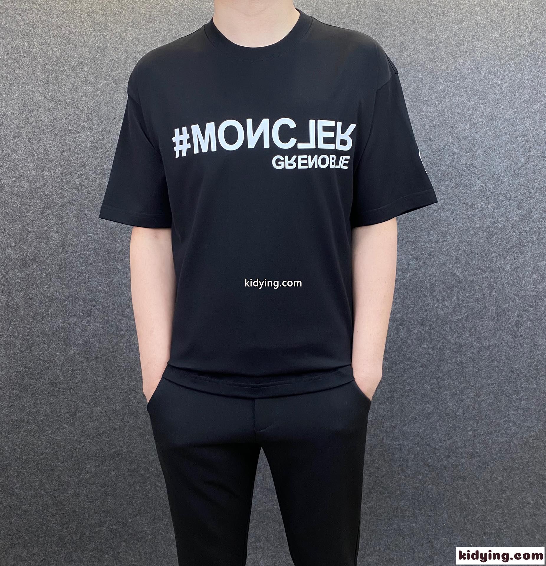 モンクレール tシャツ コピー メンズ 半袖 トップス 定番 人気 クルーネック 春夏 プリント おしゃれ カジュアル-2
