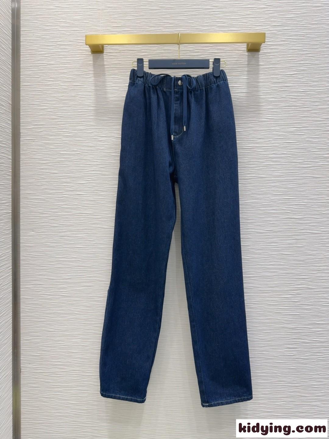 デニム キャロットパンツ ルイヴィトン ジーンズ コピー レディース-0