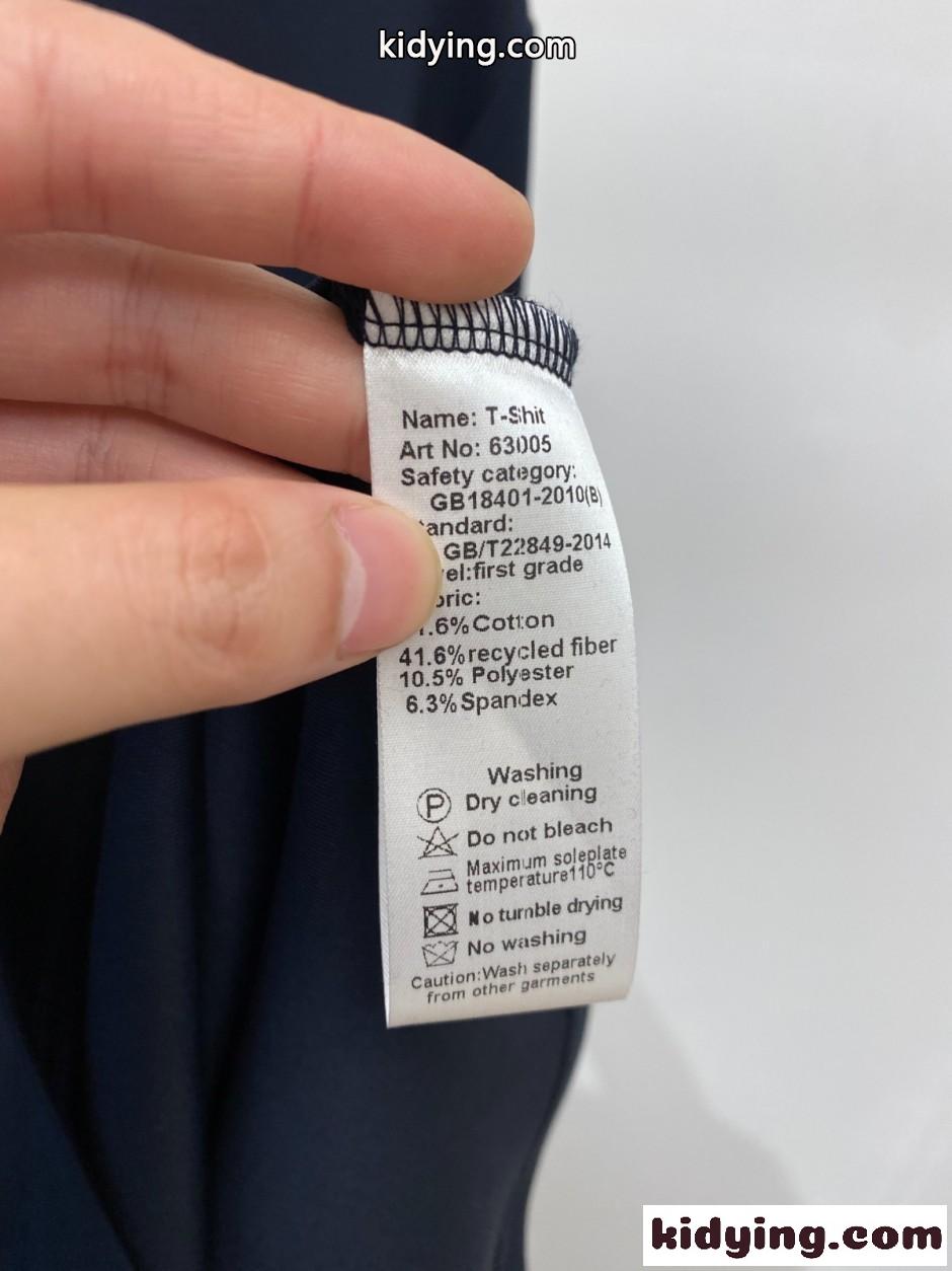 合わせやすい シンプル モンクレール Tシャツ 偽物 クルーネック 長袖Tシャツ ネイビー-3