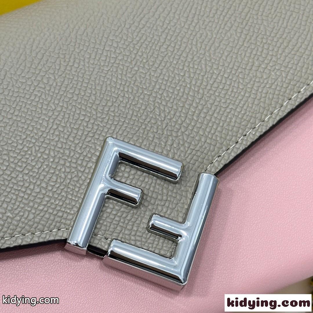 FFダイヤモンド コンチネンタル財布 フェンディ 財布 人気 コピー チェーン ウォレット-1