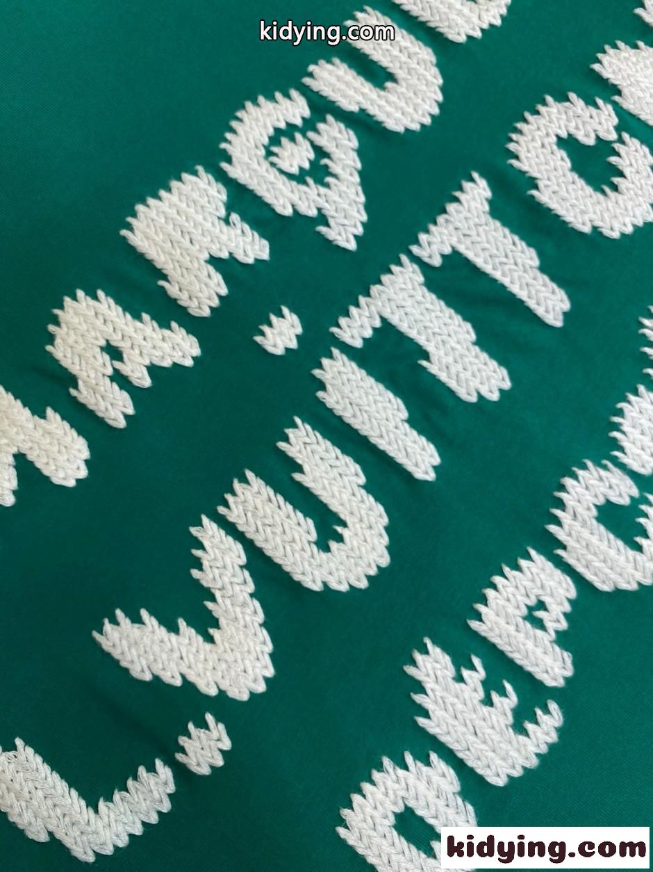 エンブロイダリー シグネチャーTシャツ ルイ・ヴィトン Tシャツ コピー グリーン-2