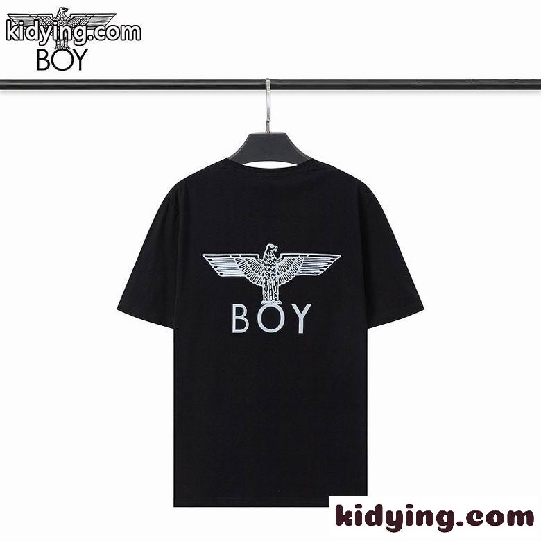 定番 人気 イーグルプリントおしゃれ カジュアル クルーネック ボーイロンドン 半袖Tシャツ コピー トップス ホワイト ブラック-2