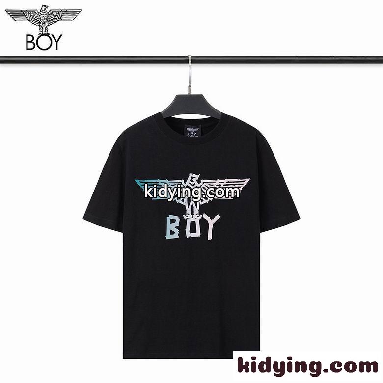 肌に優しい 快適 ロゴプリント ボーイロンドン 半袖Tシャツ コピー おしゃれ カジュアル トップス クルーネック-1