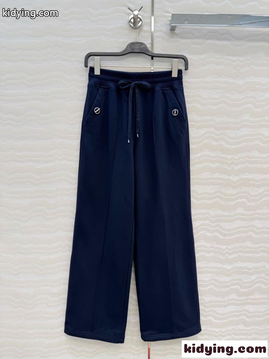 コットン フーディ＆パンツ セットアップ エルメス スーパーコピー ネイビー-4