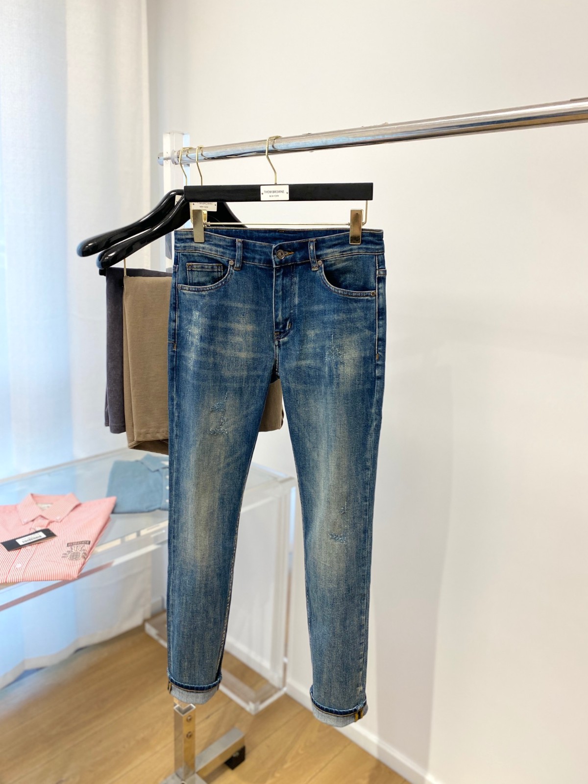 定番 合わせやすい エルメス パンツ コピー メンズ ジーンズ デニムパンツ-0