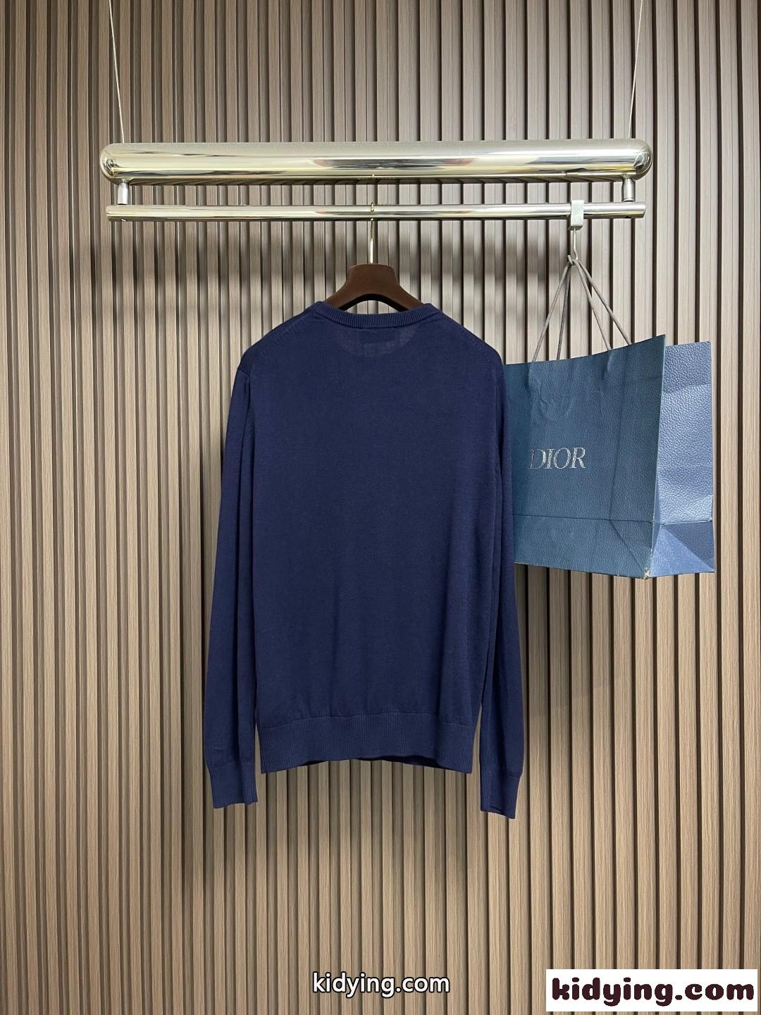 ウール＆カシミヤ ロゴ刺繍 ニットプルオーバー グッチ セーター 偽物 クルーネック-1