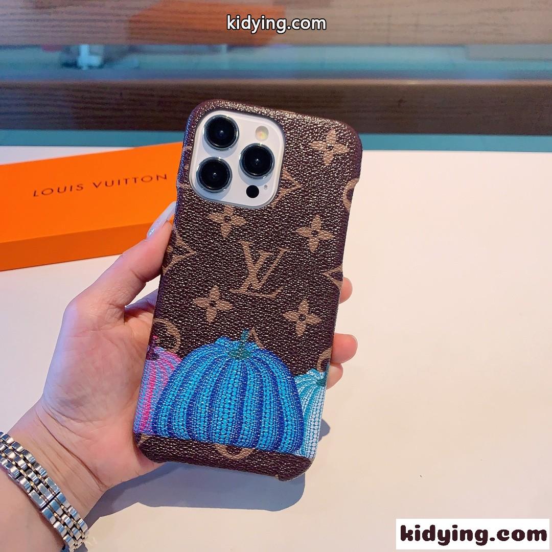 人気 おしゃれ  iPhone14  ルイ･ヴィトン × 草間彌生 アイフォンケース 偽物スマホケース-3