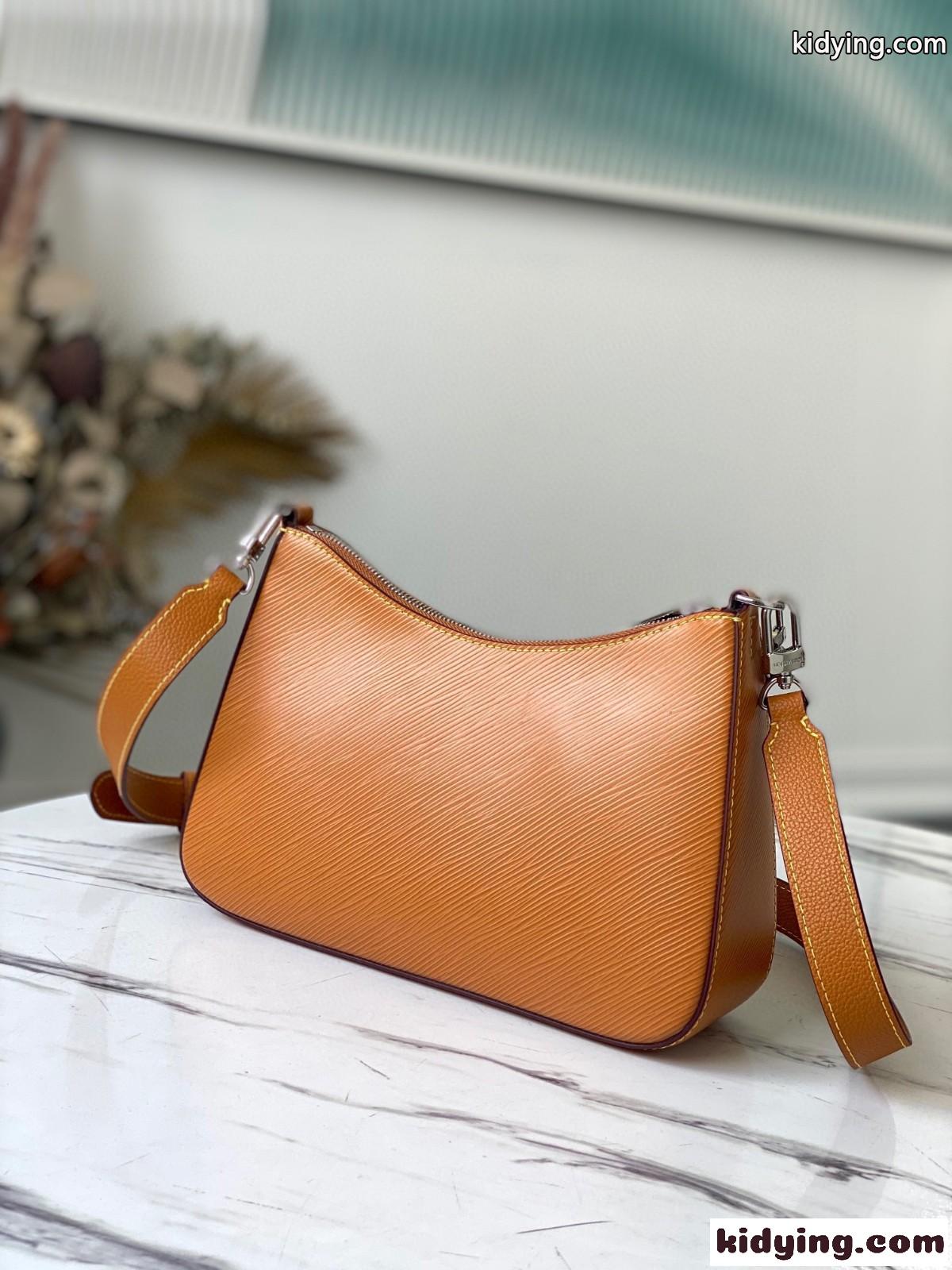 上品 お洒落 マレル NM ショルダーバッグ ルイヴィトン バッグ コピー ブラウン-3