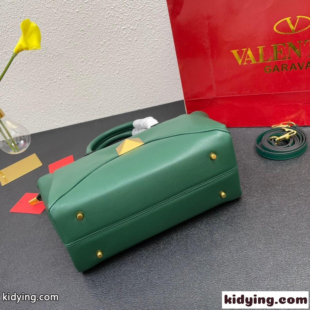 シンプル エレガント ワンスタッズ ハンドバッグ ヴァレンティノ バッグ コピー 人気 レディース カバン-3