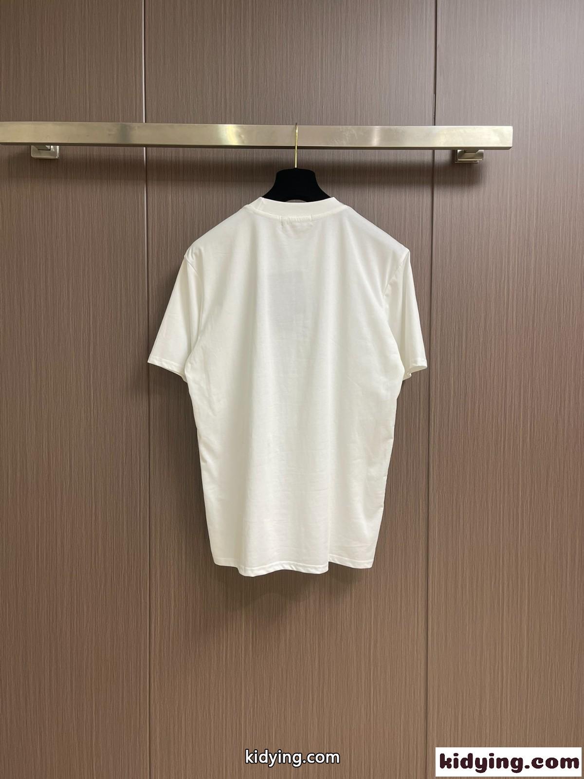 おしゃれ シンプル ドルチェ&ガッバーナ Tシャツ コピー ロゴ入り 半袖Tシャツ コットン-2