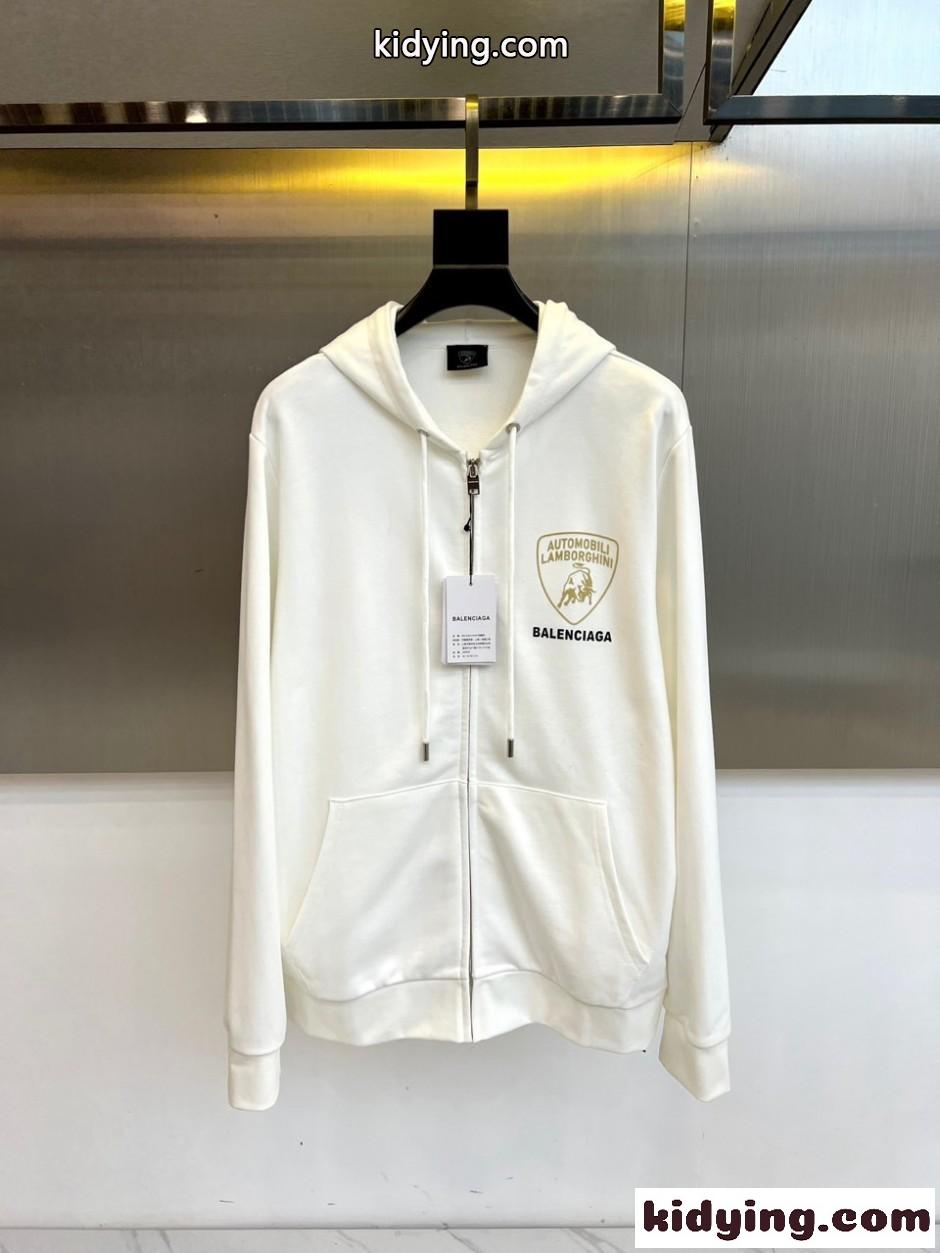 BALENCIAGA x Lamborghiniコラボ ジップアップパーカー バレンシアガ パーカー 偽物-1