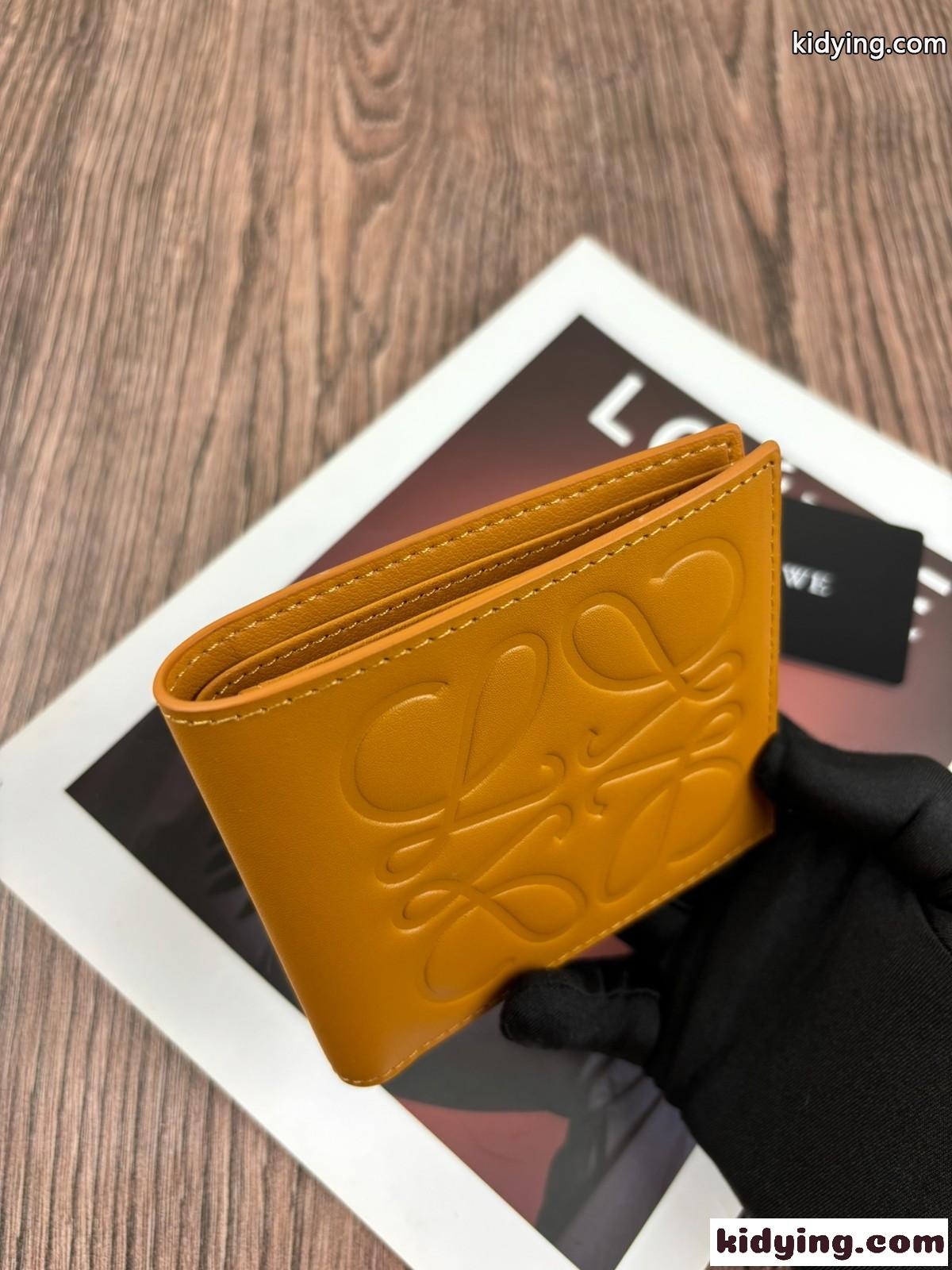 洗練された アナグラム 2つ折り財布 ウォレット ロエベ 財布 コピー イエロー-1