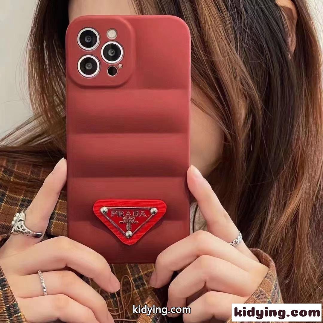 プラダ スマホケース iphone コピー ワイン グリーン スマホケース 耐衝撃 可愛い ファッション-2