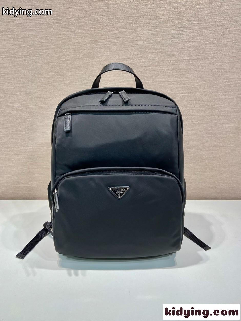 プラダ Re-Nylon x サフィアーノレザー バックパック スーパーコピー-2