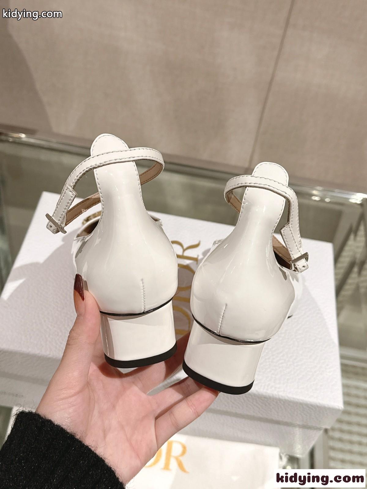 上品 エレガント 3.5cm クリスチャン・ディオール シューズ コピー パンプス ホワイト-3