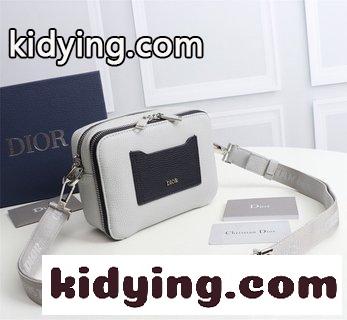 Diorディオール黒粒麺牛皮革バッグ  ディオール バッグ 白コピー ショルダーバッグ-3