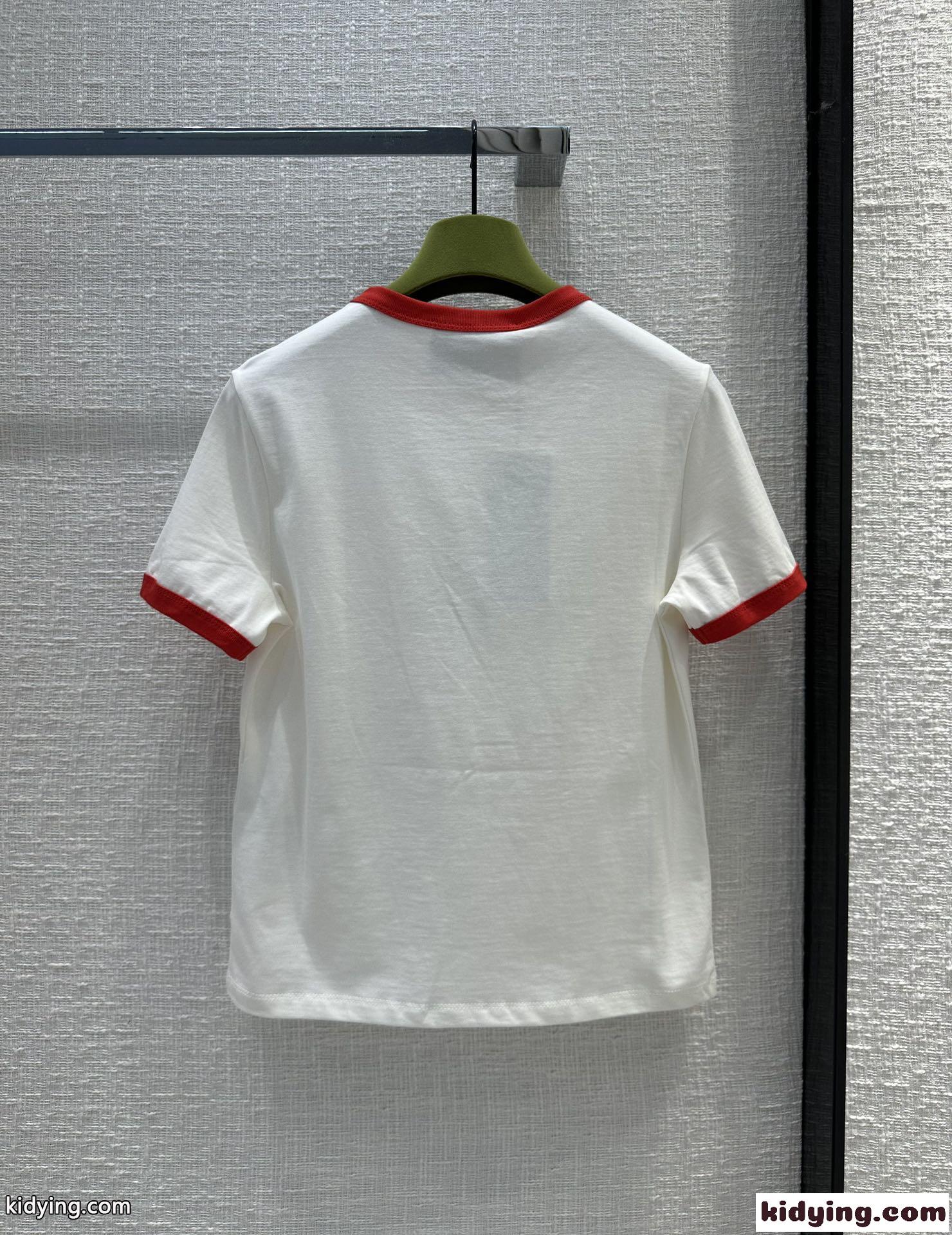 “GUCCI SINE AMORE NIHIL” コットンジャージー Tシャツ グッチ Tシャツ コピー レディース-4
