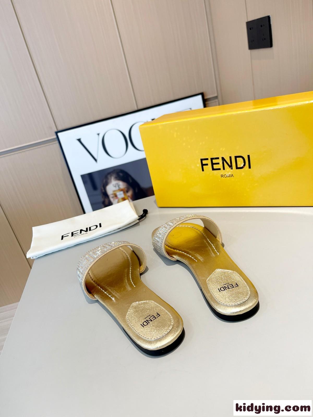 フェンディ サンダル コピー レディース 人気 春夏 ファッション スライド-3
