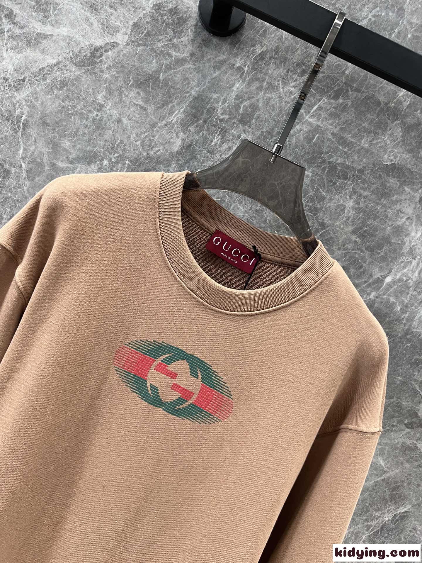 カジュアル ロゴプリント コットン スウェットシャツ グッチ Tシャツ コピー-0