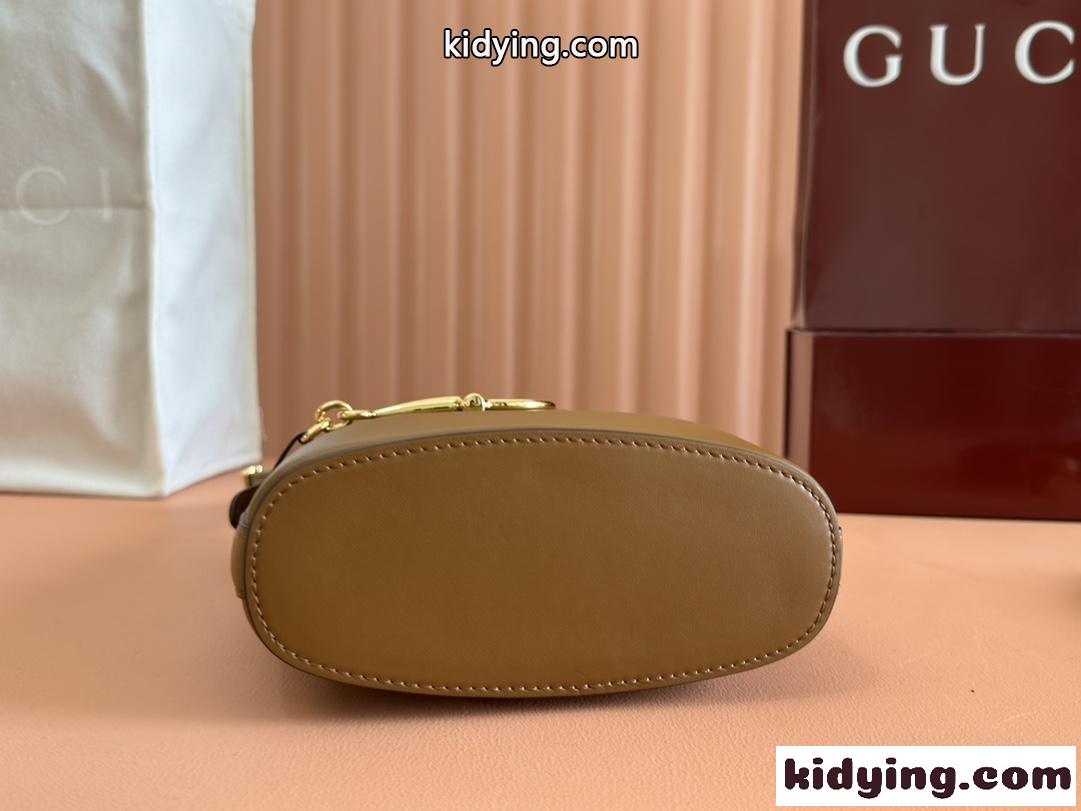 GUCCI 73 スモール バケットバッグ グッチ バッグ スーパーコピー 833665 ブラウン-3