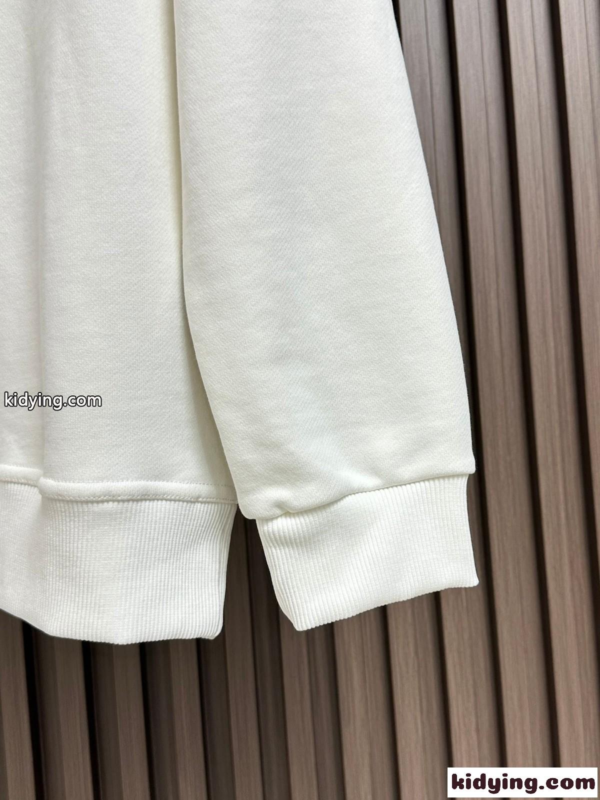エンブロイダリーEKD コットンスウェットシャツ バーバリー Tシャツ コピー-5
